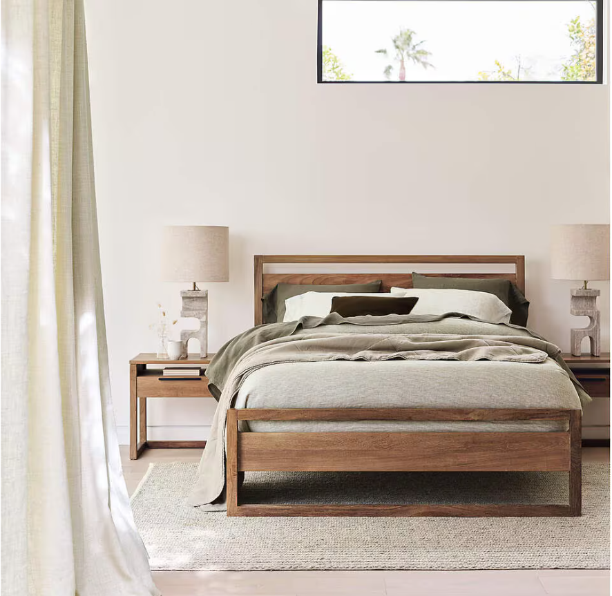 Linea II Natural King Bed